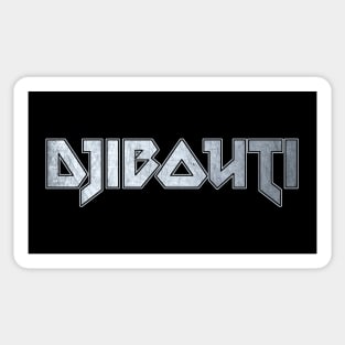 Heavy metal Djibouti Sticker